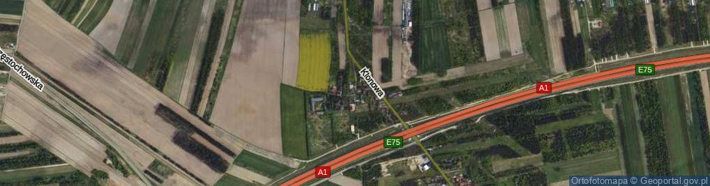 Zdjęcie satelitarne Słoneczna ul.